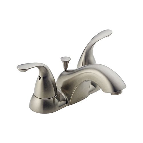 Delta 25919LF SS W Core Two Handle Centerset Bathroom Faucet Stainless