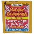Bigelow Ginger Snappish Herbal Tea with Lemon (box of 20)