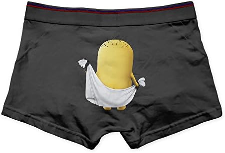 AALEXXJI1 Men's Sexy Minion Boxer Briefs