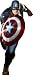 RoomMates RMK1639GM Captain America Peel & Stick Giant Wall Decal