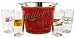 Miller Retro Pint Glasses and Beer Bucket Set | Miller Retro Gift Set