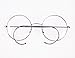 Agstum Retro Round Optical Rare Wire Rim Eyeglass Frame 53mm (X-Large size) (Gunmetal, 53mm)