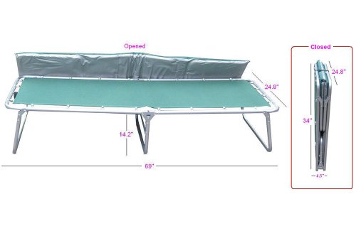 Giga Tent Comfort Cot with mattress