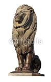 Wallmonkeys Peel and Stick Wall Decals - Statue of Cairos Lion - 36"H x 23"W Removable Graphic