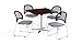 OFM PKG-BRK-170-0034 Breakroom Package, Mahogany Table/Lavender Chair