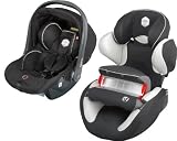 kiddy 41AMAZON04 Set Relax-Babyschale schwarz + Kindersitz Energy Pro schwarz/silber