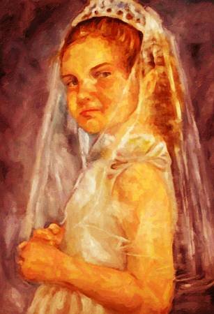 Custom Order #00-Z90, Oil on Canvas, Custom Painting of The Person You Love, For 1 Person of Customer's Choice, Style: Photo-Realism, with Signature Text 