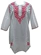Cotton Embroidered Boho Chic Tunic Kurti