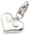 Fossil Damen-Charm Anh�nger HERZ, weiss JF84980040