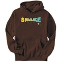 Hoodie Mens Brown " Snake " Zodiacs