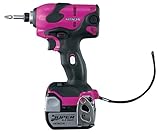 HITACHI リチウムイオン電池搭載14.4Vコードレスインパクトドライバ パワフルレッド WH-14DSL(2SLCK)(R)