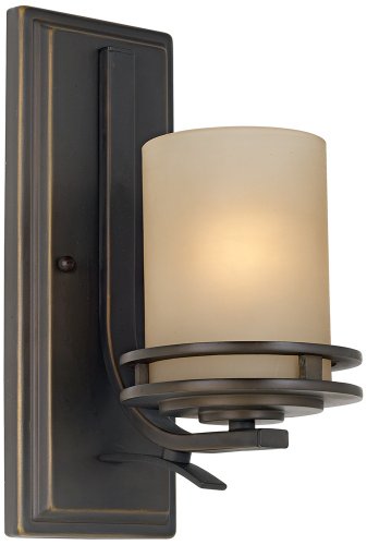 Kichler Lighting 5076OZ 1-Light Hendrik Incandescent Wall Sconce - Old Bronze