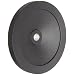Black Powder Coated Aluminum Dished Hand Wheel without Handle, 7-7/8" Diameter, 3/4" Hole Diameter (Pack of 1)