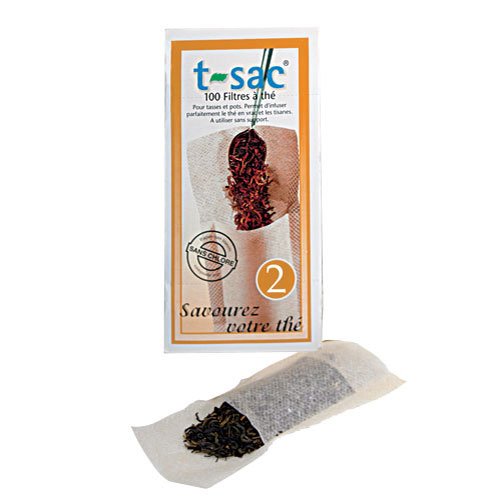 Espresso Supply 30200 Small Teapot Sized T-Sac (Box of 100)