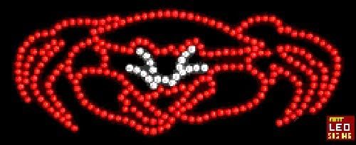 12"x24" Crab Logo LED Sign