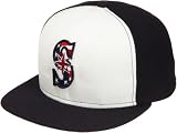 New Era MLB Men's Seattle Mariners 2011 Stars And Stripes 59Fifty Cap (White/Navy, 6 7/8)