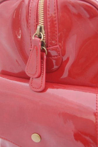The Victoria Bag Rolling Laptop Case Red