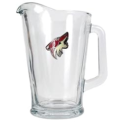 Phoenix Coyotes NHL 60oz Glass Pitcher - Primary Logo by Great American Products