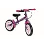 Hudora 10147 - Laufrad Ratzfratz 2.0 Princess, Eva Reifen 12 Zoll, dunkelrosa