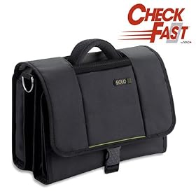 Solo TCA511-4 Tech Collection Netbook Mini Instant Messenger Bag (Black)