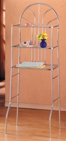 Bathroom Space Saver in Chrome