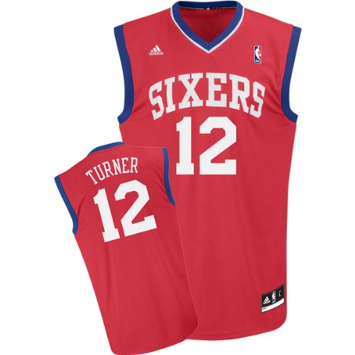NBA adidas Evan Turner Philadelphia 76ers Youth Revolution 30 Performance Jersey - Red