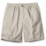 Eddie Bauer Classic Fit Legend Wash 9 Full Elastic Waist Chino Shorts