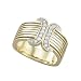 14K Yellow Gold 1/4 ct. Diamond Fashion Ring