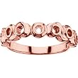 14K Rose Gold Mother's Ring - 7 Gemstone -- YOU CHOOSE THE COLORS!