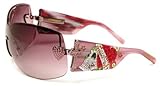 IMAGE OF ED HARDY SUNGLASSES EHS 023 PINK PINK ZEKE