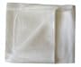 Baby Bambu Natural Fleece Whip Stitch Crib Blanket, White