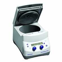 Eppendorf 22620487 Model 5424 Rotary Knob Control Microcentrifuge without Rotar, 15,000rpm Maximum Speed, 120V/60Hz