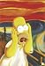The Simpsons Poster Homer Simpson - The Scream - Poster Großformat von The Simpsons - alle Infos