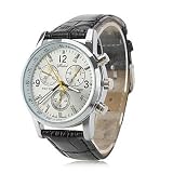 Herren Quartz-Armbanduhr schwarzvon "Arktis"