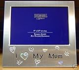 *  I Love My Mum  Silver Colour Photo Frame Gift 5 x 3.5 *