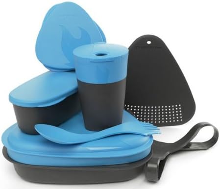 Light My Fire 8-Piece BPA-Free Meal Kit 2.0 with Plate, Bowl, Cup, Cutting Board, Spork and More