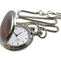 Taschenuhr silber mit Quarzlaufwerk