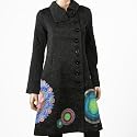 Desigual Hermonie Mantel schwarz