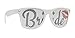 Agimini Classic Wayfarer Wedding Sunglasses - Bride & Groom