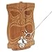 GSE Games & Sports Expert Bamboo Toss Hook and Ring Toss Game Set (Two Styles) (Tiki Face)