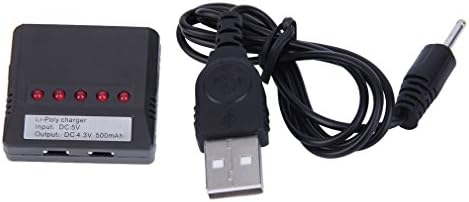 Ksaina DC5V 1S RC Lithium Battery Compact Balance Charger for RC Helicopter