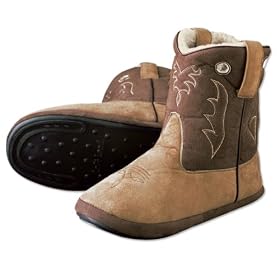 Cowboy Boot Slippers by Orvis