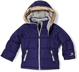 Carters Girls 2-6x all-weather Heavyweight Single Jacket, Violet, 4T