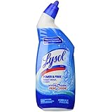 Lysol Power and Free Toilet Bowl Cleaner With Hydrogen Peroxide Cool Spring Breeze Scent, 24 oz.