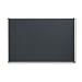 Quartet B367T Quartet Euro-Style Bulletin Board, High-Density Foam, 72x48, BLK/Aluminum Frame