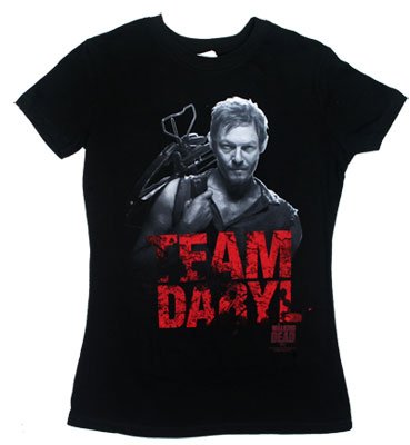 The Walking Dead Team Daryl Juniors Girly T-Shirt