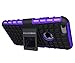 iPhone 6s Case, BUDDIBOX [Wave Belt Series] Slim Belt Clip Holster Rugged Durable Protective Case with Kickstand for Apple iPhone 6 and 6s, (Purple)