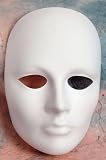 Chenille Kraft Plain Plastic Mask - Female