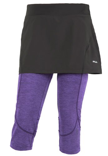 Women's Fila Polyester Woven Capri Skorts BLACK LRG REG On Sale