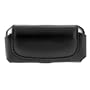 GTMax Black Horizontal Leather Carrying Pouch Case for Sprint Sanyo Incognito SCP-6760 Cell Phone